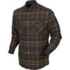 H&auml;rkila Pajala Shirt - Mellow brown check