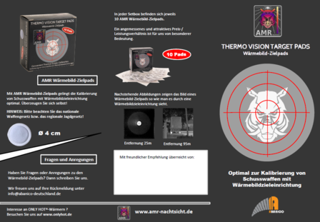 Thermo Vision Target Pads 10 pi&egrave;ces