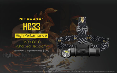 NITECORE HC33 Hoofdlamp / Handlamp