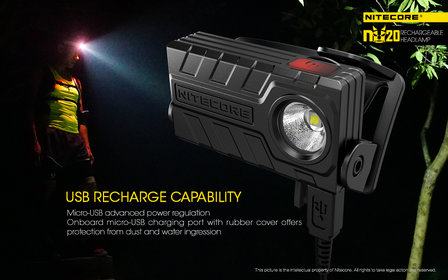 NITECORE NU20 Hoofdlamp