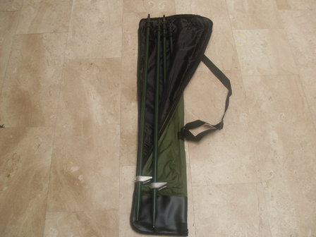 Verstelbare aluminium Stokken/Poten 90-180 cm voor camouflagenet 4 stuks