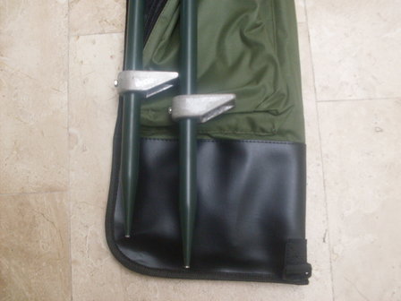 Verstelbare aluminium Stokken/Poten 90-180 cm voor camouflagenet 4 stuks