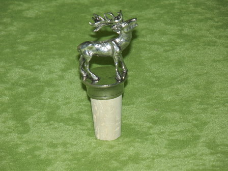 Bottle cork with deer