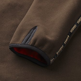 H&auml;rkila Kamko fleece jacket - Brown/Red 