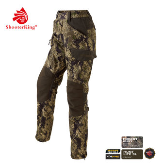 SHOOTERKING NEW Huntflex DAMEN Hose Digital Camo Forest Mist