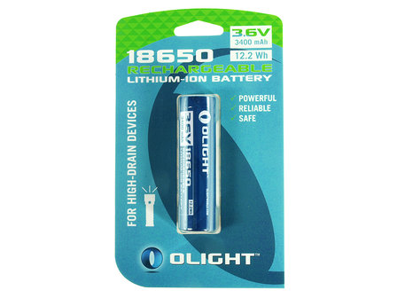 OLIGHT 18650 Oplaadbare Li-ion Batterij / Accu 3,6V - 3400mAh