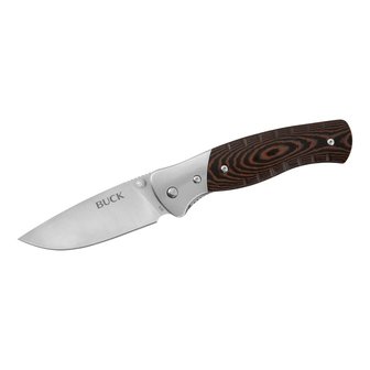 Buck Folding Selkirk Micarta - Zakmes, Vuurmaker, Fluitje