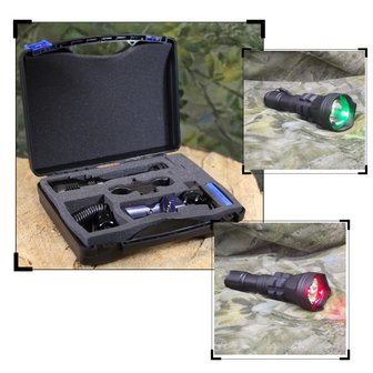 Waidmann 380 Lumen LED Jacht Zoom Zaklamp met Koffer