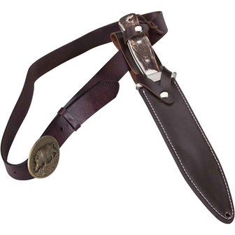 WIld Boar / Deer Knife &amp; Belt Wild Boar Hunter - PARFORCE