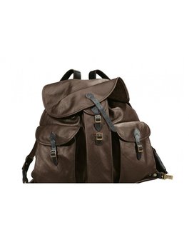 Luxury Noiseless Leather Hunting Backpack Brown - WAIDMANN