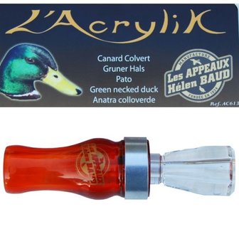 Eenden lokfluit Female Duck - L&acute;Acrylik Helen Baud