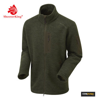 SHOOTERKING Forest Manteau Laine Vert Hommes