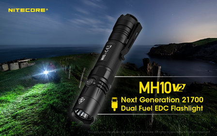 Nitecore MH10 V2 Tactische Led Zaklamp Oplaadbaar