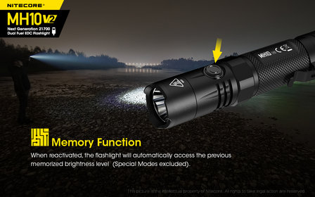 Nitecore MH10 V2 Tactische Led Zaklamp Oplaadbaar