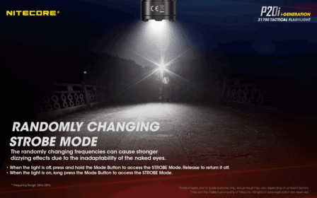 Nitecore P20i Tactische Led Zaklamp Oplaadbaar