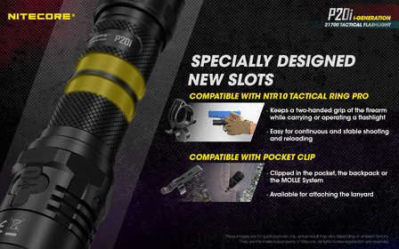 Nitecore P20i Tactische Led Zaklamp Oplaadbaar