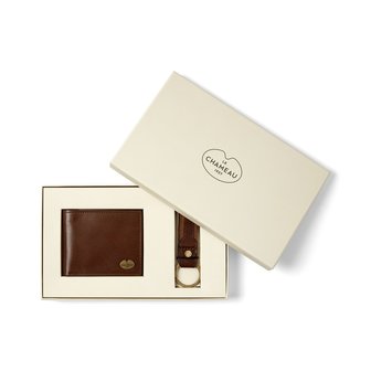 Le Chameau KEY RING &amp; BIFOLD WALLET GIFT SET