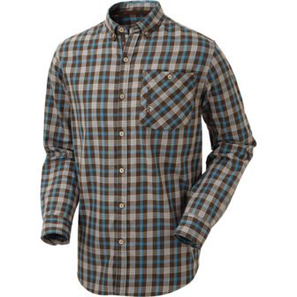 Shooterking Moorland Shirt Lake Blue/Brown Men