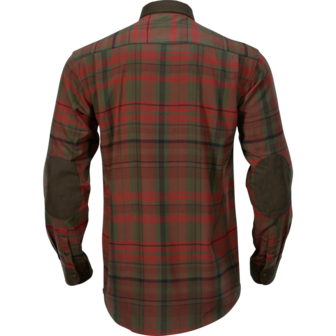 H&auml;rkila Pajala Shirt - Red autumn check