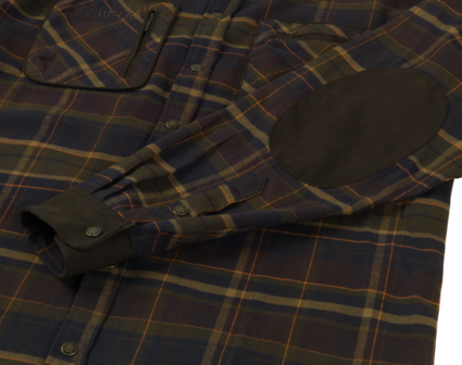 H&auml;rkila Pajala Shirt - Mellow brown check