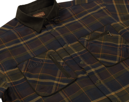 H&auml;rkila Pajala Shirt - Mellow brown check