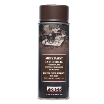 Fosco Army Paint Mud Brown RAL 8027 Spray 400ml