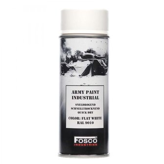 Fosco Army Paint Flat White RAL 9010 Spray 400ml