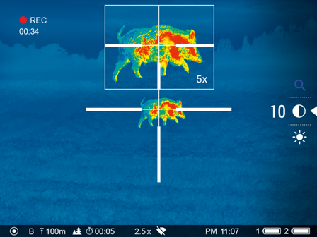 PULSAR THERMION 2 XQ50 Warmtebeeld Richtkijker