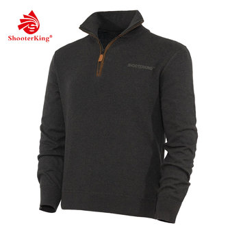 SHOOTERKING Huntflex Jumper Pull en laine m&eacute;rinos vert Hommes