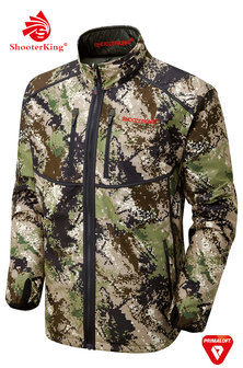 Shooterking Digitex Omkeerbare Jas + Bodywarmer Groen/Camo (Heren)