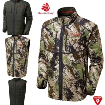 Shooterking - DIGITEX Wendejacke Gr&uuml;n/Camo