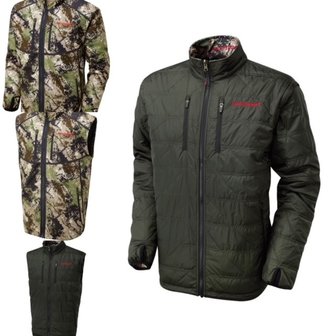 Shooterking Digitex Omkeerbare Jas + Bodywarmer Groen/Camo (Heren)