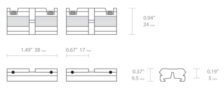 HAWKE ADAPTOR BASE 3/8&Prime; RIFLE TO WEAVER