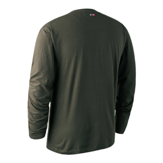 Deerhunter Logo T-Shirt with long sleeves MEN