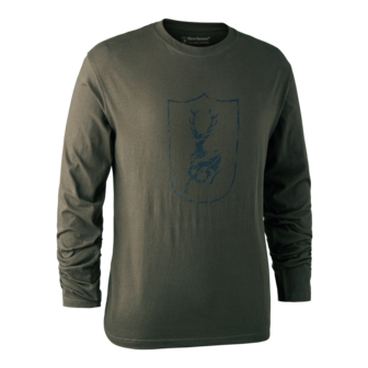 Deerhunter Logo T-Shirt with long sleeves MEN