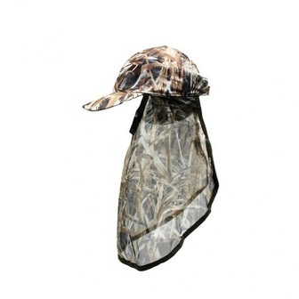 Cap with face camouflage / face mask Reed