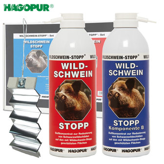 HAGOPUR Wildschwein-Stopp Set / WIld Zwijn Afschrikmiddel