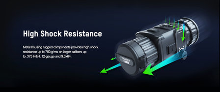 Hikmicro Thunder PRO TE19C Clip-on Warmtebeeld (Voorzetkijker)