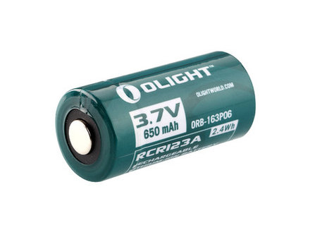 OLIGHT Oplaadbare RCR123A Batterij 650mAh 3.7V