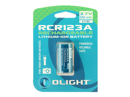 OLIGHT Oplaadbare RCR123A Batterij 650mAh 3.7V