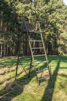 Vrijstaande Verplaatsbare hoogzit / aanzit ladder 2 Personen 2,60 m