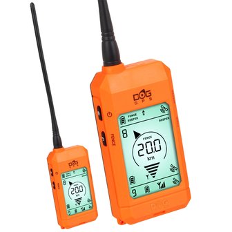DogTrace GPS X20 Hundeortung für die Jagd - Hundeortungsgerät für Profis, ORANGE