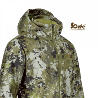 Blaser Tranquility Softshell Jas Heren in HunTec Camo met 20% korting