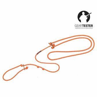 Lautlose Hundeleine Orange