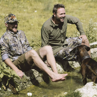 Blaser Men&#039;s AirFlow Shirt in HunTec Camo