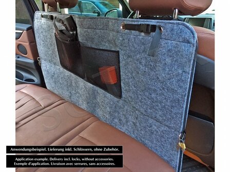 CAR DOUBLE FELT RIFLE BAG - 120X60CM - LOCKABLE GUN BAG
