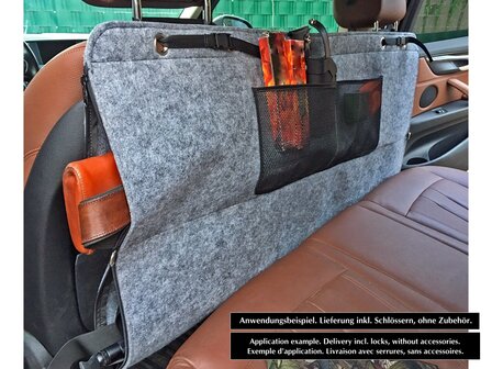 CAR DOUBLE FELT RIFLE BAG - 120X60CM - LOCKABLE GUN BAG