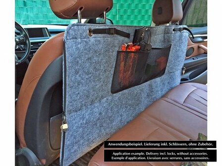 CAR DOUBLE FELT RIFLE BAG - 120X60CM - LOCKABLE GUN BAG