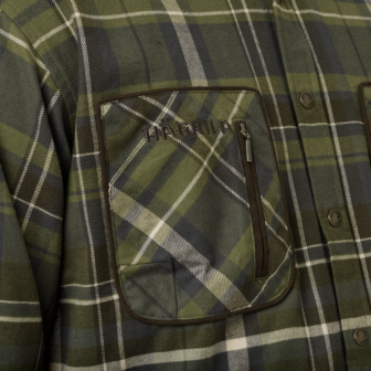 H&auml;rkila Pajala Shirt - Olive check *NEW*