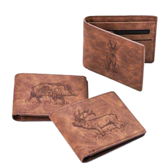 RYPO Wallet Beurs (portemonnee) met Hert of Wild zwijn motief